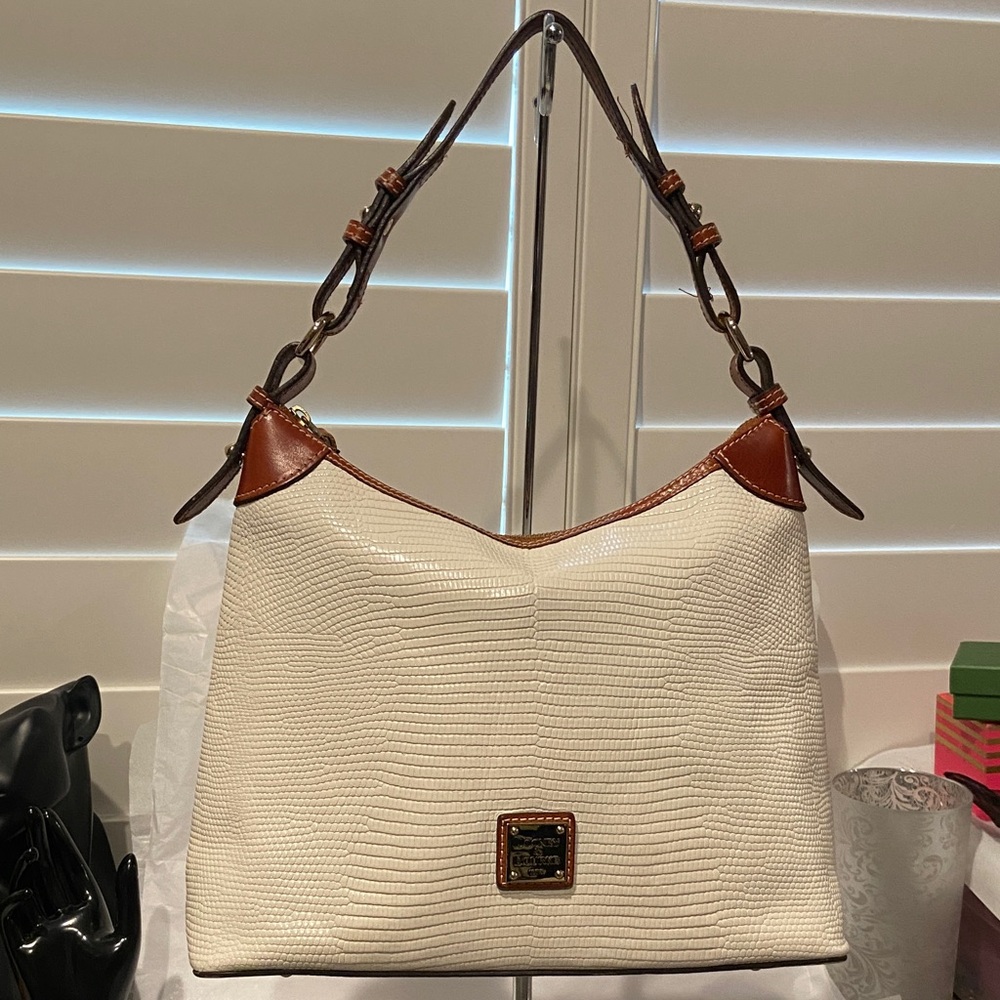 Dooney & Bourke Lizard-Embossed Leather Hobo